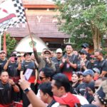 Bupati Tabanan, Dr. I Komang Gede Sanjaya, S.E., M.M. membuka perayaan Hari Ulang Tahun (HUT) ke-532 Kota Singasana, Minggu (2/11)